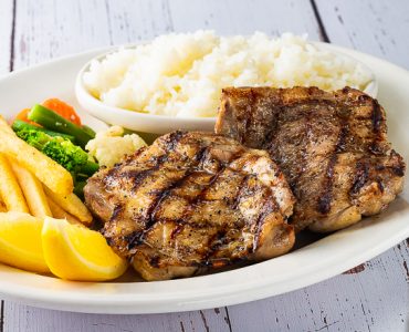 Grilled chicken lemon steak (with rice) 950 yen (tax included)
